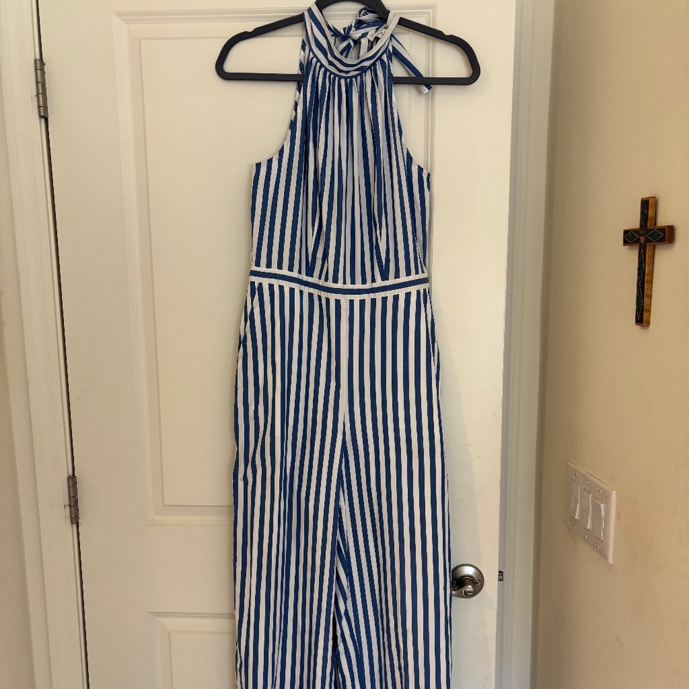 GET SUMMER READY WITH THIS ADORABLE J CREW STRIPPED JUMPSUIT